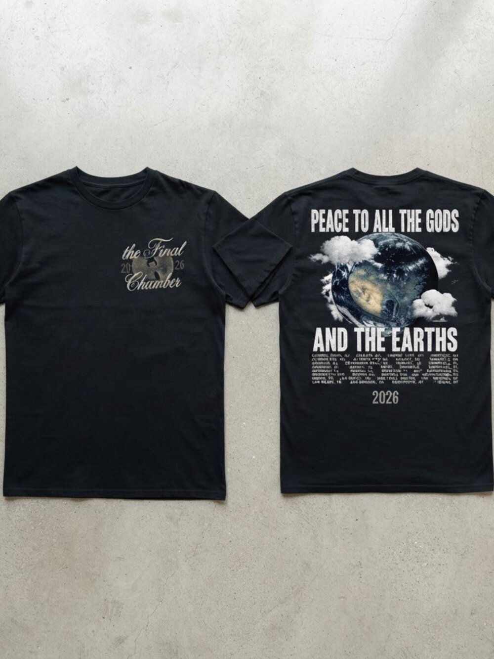 Wu-Tang Clan The Final Chamber 2026 Tour T-Shirt